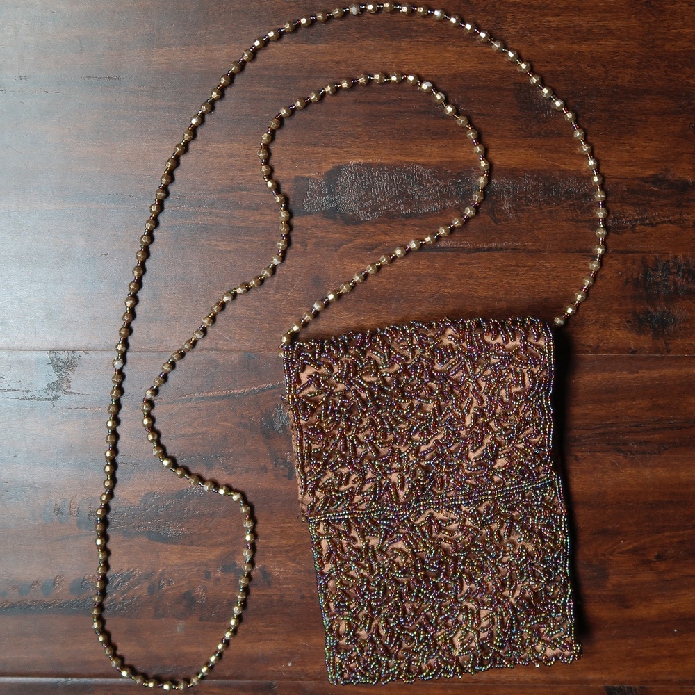 Vintage Nordstrom's Beaded Pouch Purse